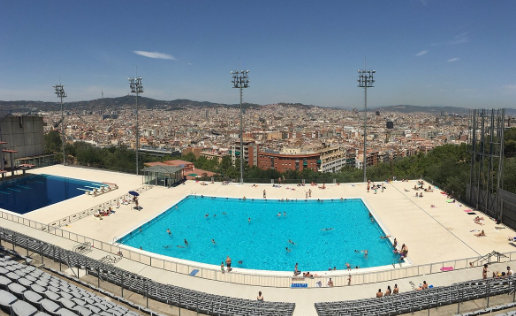 Piscina Municipal de Montjuïc actividades deportivas en Barcelona